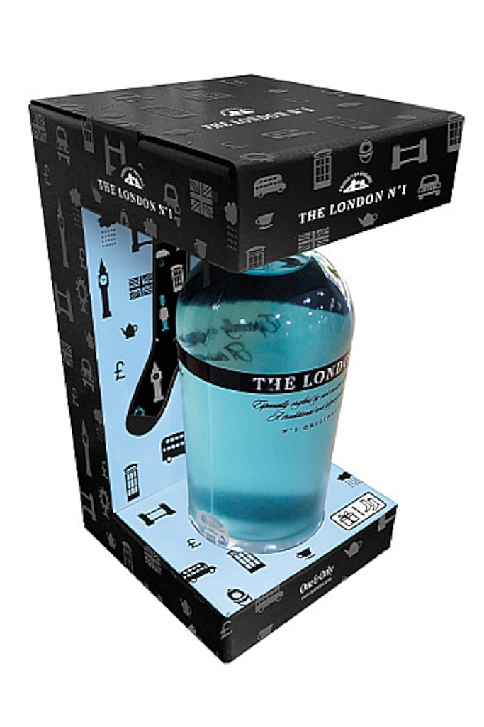 GINEBRE THE LONDON GIN BLUE Nº 1 0,70 + PAR CALCETINES