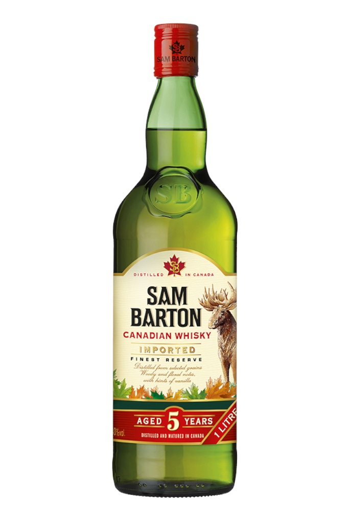 WHISKY SAM BARTON BLENDED 5 AÑOS 0,70L