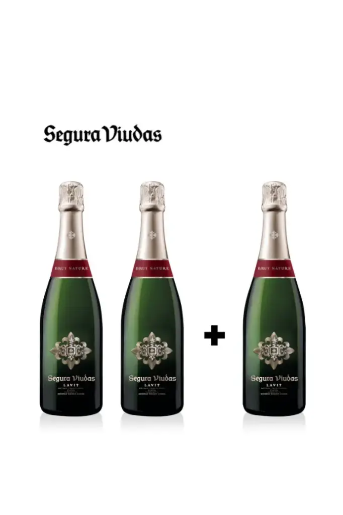 PACK SEGURA LAVIT BRUT NATURE 2+1