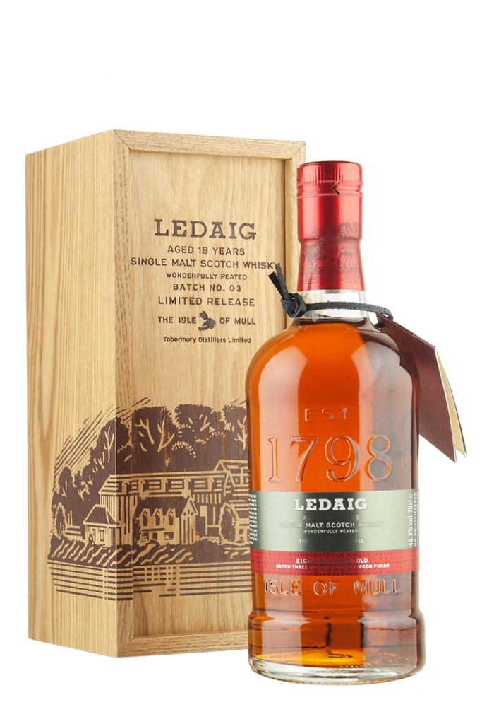 WHISKY LEDAIG 18 ANYS