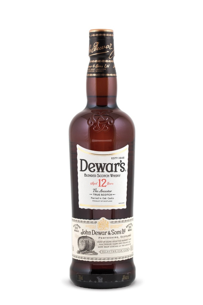 WHISKY DEWAR'S 12 ANYS 0,70