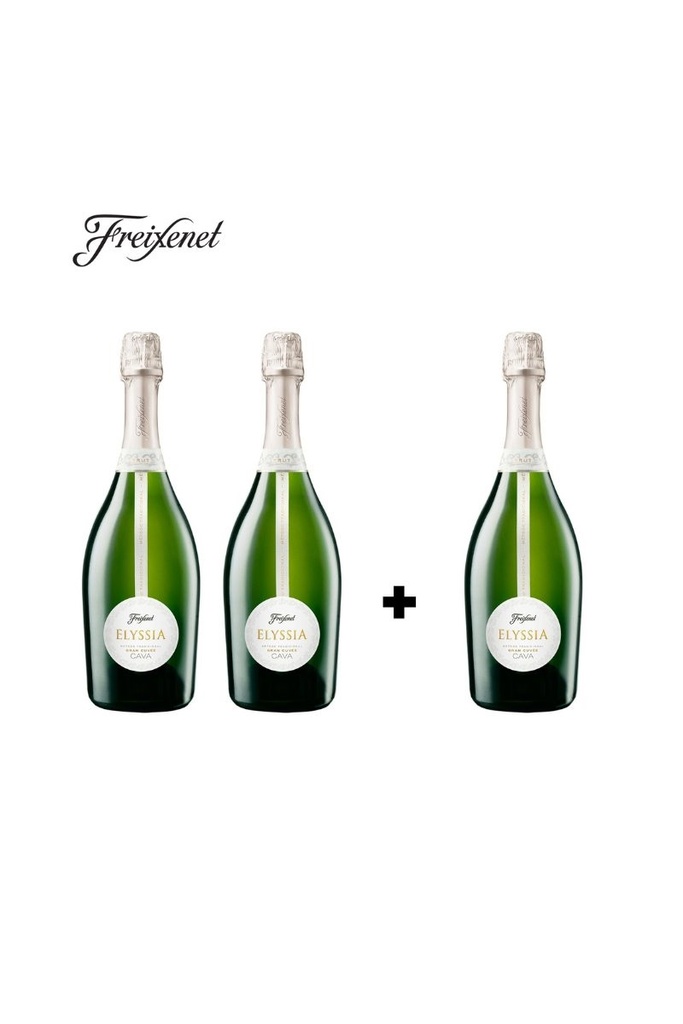 PACK FREIXENET ELYSSIA BLANCO 2+1