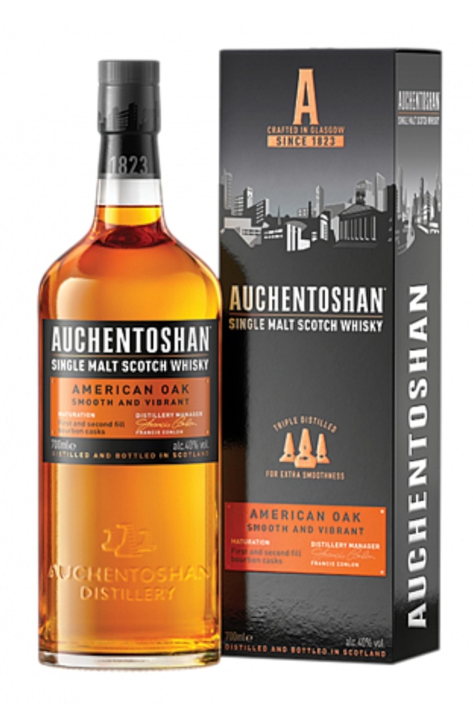 WHISKY AUCHENTOSHAN AMERICAN OAK 0,70
