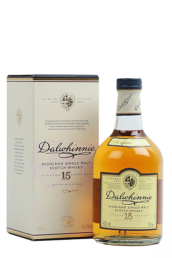 WHISKY DALWHINNIE MALTA 15 ANYS 0,70