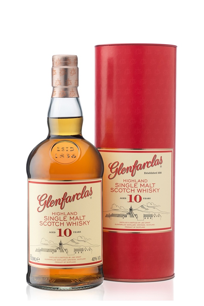 WHISKY GLENFARCLAS 10 ANYS 0,70