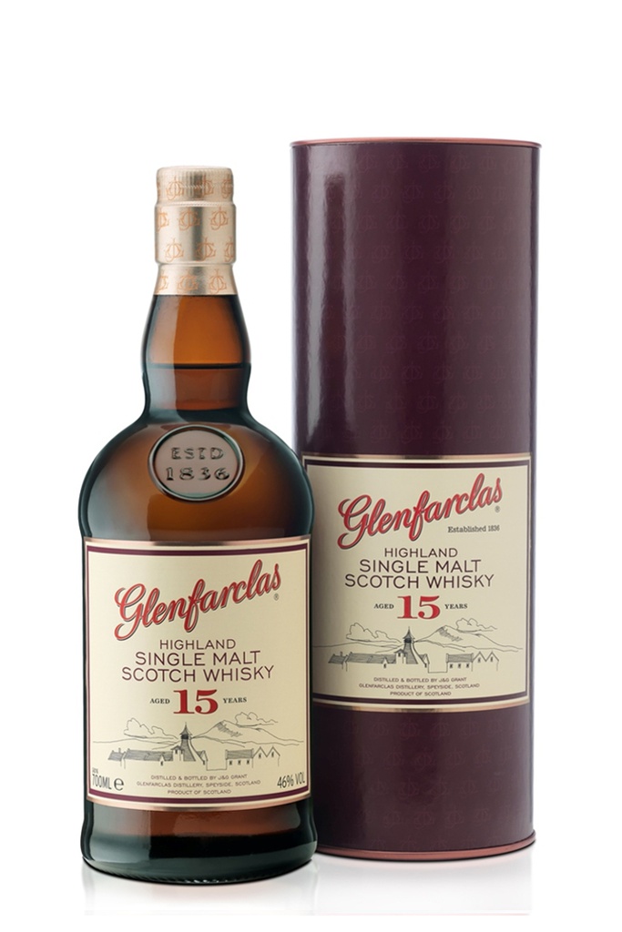 WHISKY GLENFARCLAS 15 ANYS 0,70