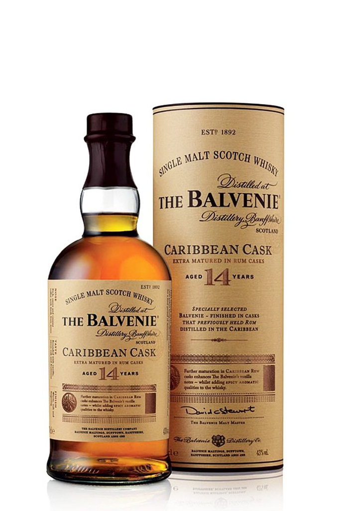 WHISKY THE BALVENIE 14 ANYS 0,70 L.