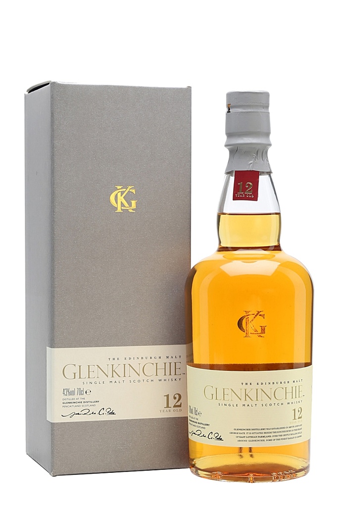 WHISKY GLENKINCHIE 12 ANYS 0,70