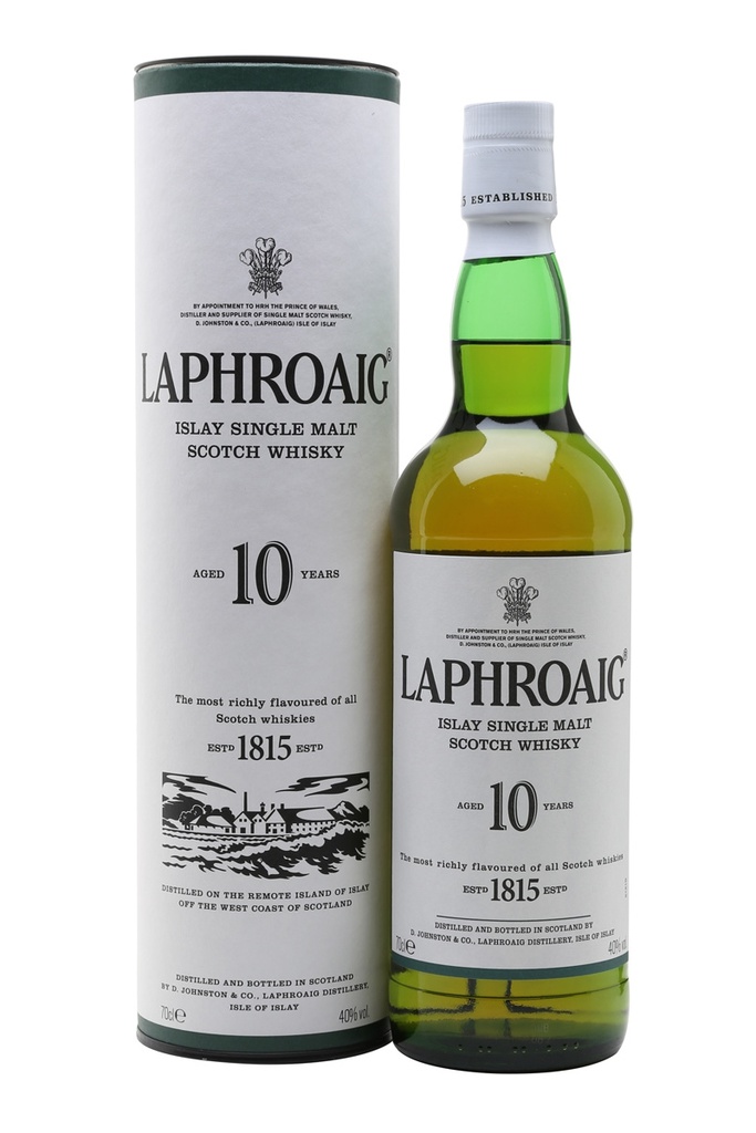WHISKY LAPHROAIG 10 ANYS