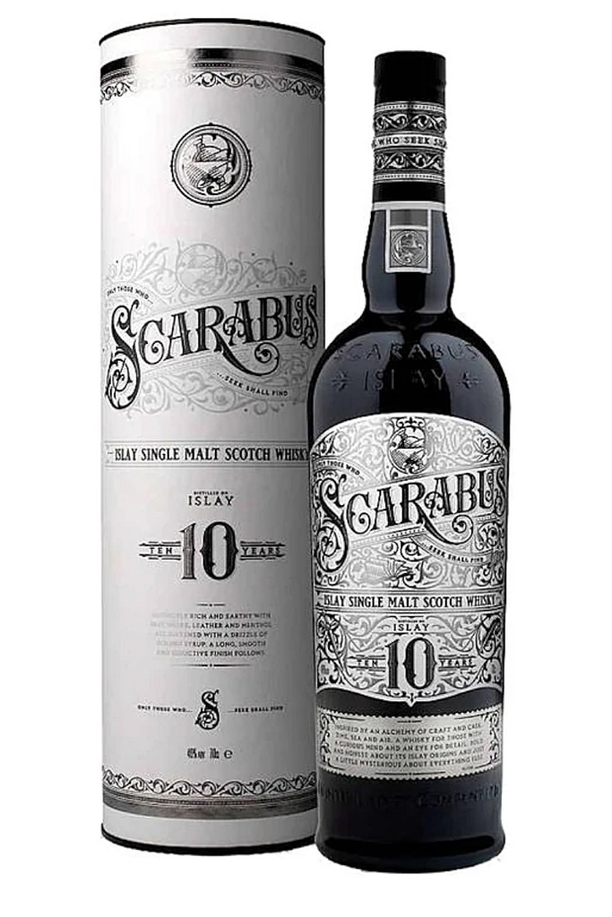 WHISKY SCARABUS ISLAY SINGLE MALT 10 YEARS 0,70 L.