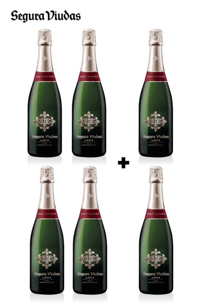 PACK SEGURA VIUDAS LAVIT BRUT NATURE 4+2