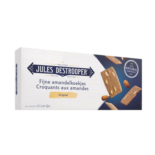 [610050532] JULES DESTROOPER ALMOND THINS 100 GR