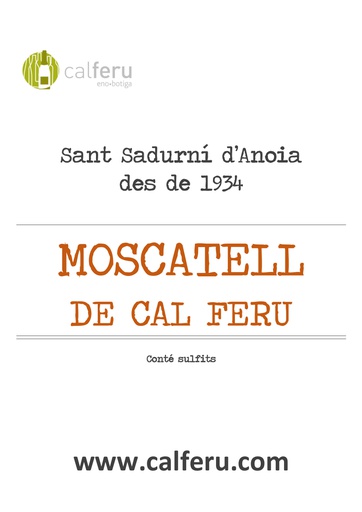 MOSCATELL A GRANEL
