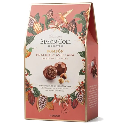 [454683] MILK CHOCOLATE AND HAZELNUT (16 PIECES)