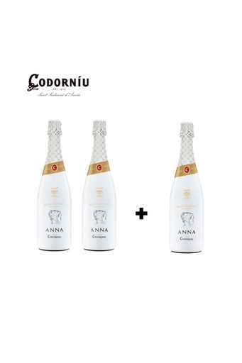 PACK ANNA DE CODORNIU BLANC DE BLANCS 2+1