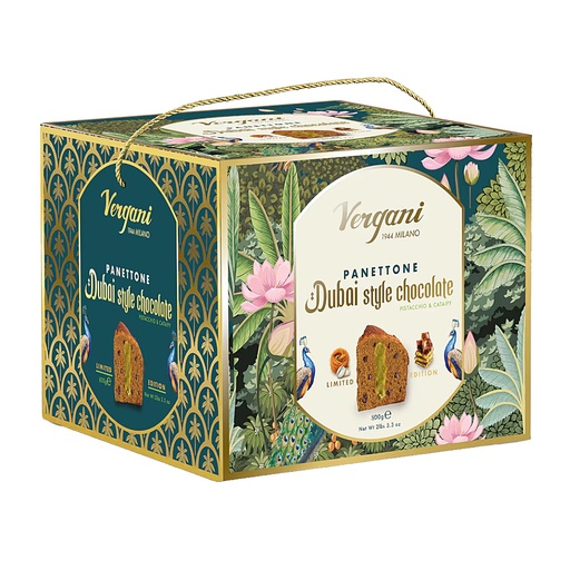 [610132408] VERGANI PANETTONE DUBAI STYLE CHOCOLATE 800g