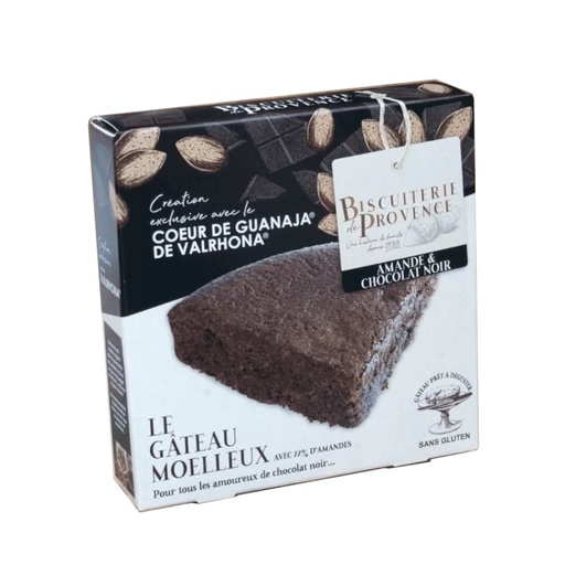 [610177334] LE GATEAU MOELLEUX DARK CHOCOLATE WITH ALMONDS CAKE 225g